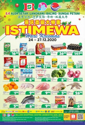 BILLION-Christmas-Promotion-at-4-Selected-Stores-350x513 - Kedah Promotions & Freebies Selangor Supermarket & Hypermarket 