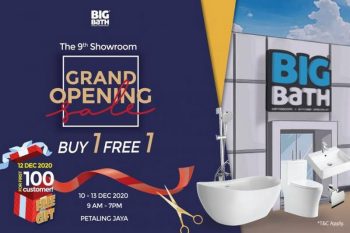 Big-Bath-Grand-Opening-Promotion-at-SS2-350x233 - Home & Garden & Tools Promotions & Freebies Sanitary & Bathroom Selangor 