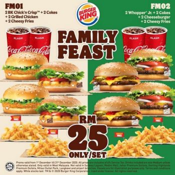 Burger-King-Family-Feast-Promo-350x350 - Beverages Burger Food , Restaurant & Pub Johor Kedah Kelantan Kuala Lumpur Melaka Negeri Sembilan Pahang Penang Perak Perlis Promotions & Freebies Putrajaya Sabah Sarawak Selangor Terengganu 