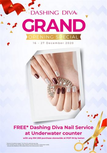 Dashing-DIva-Grand-Opening-Special-at-Isetan-350x496 - Others Promotions & Freebies Selangor 