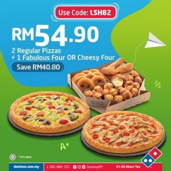 Dominos-School-Holiday-Promotion-2-350x350 - Beverages Food , Restaurant & Pub Johor Kedah Kelantan Kuala Lumpur Melaka Negeri Sembilan Pahang Penang Perak Perlis Pizza Promotions & Freebies Putrajaya Sabah Sarawak Selangor Terengganu 