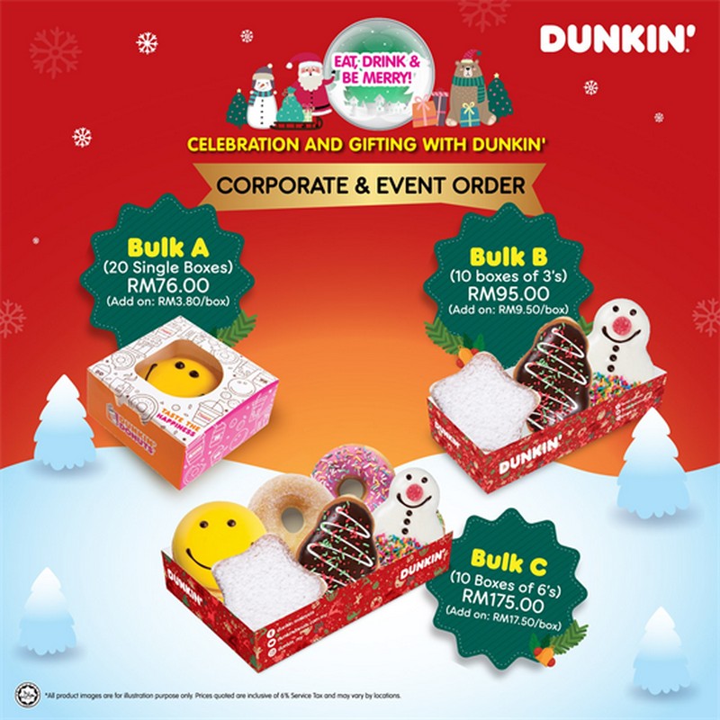 9 Dec 2020 Onward Dunkin' Donuts December Special Deals