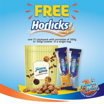 Famous-Amos-Free-Horlicks-Stickpack-Promo-350x350 - Beverages Food , Restaurant & Pub Johor Kedah Kelantan Kuala Lumpur Melaka Negeri Sembilan Pahang Penang Perak Perlis Promotions & Freebies Putrajaya Sabah Sarawak Selangor Terengganu 