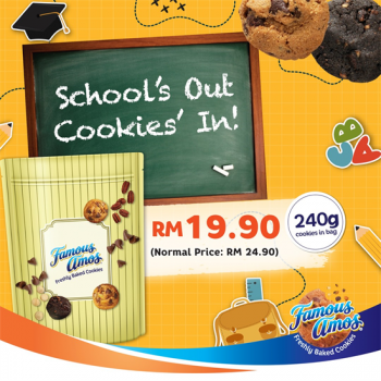 Famous-Amos-Schools-Out-Cookies-In-Promo-350x350 - Beverages Food , Restaurant & Pub Johor Kedah Kelantan Kuala Lumpur Melaka Negeri Sembilan Pahang Penang Perak Perlis Promotions & Freebies Putrajaya Sabah Sarawak Selangor Terengganu 