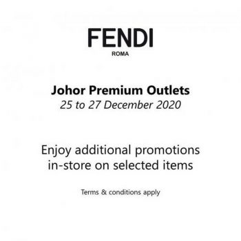 Fendi-Special-Sale-at-Johor-Premium-Outlets-350x350 - Bags Fashion Accessories Fashion Lifestyle & Department Store Johor Malaysia Sales 