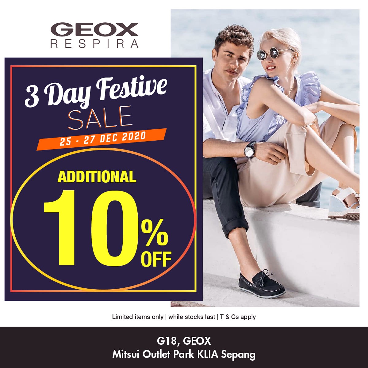 Geox - Apparels Bags Eyewear Fashion Accessories Fashion Lifestyle & Department Store Footwear Handbags Kuala Lumpur Lingerie Luggage Maternity Outdoor Sports Putrajaya Selangor Shopping Malls Sports,Leisure & Travel Sportswear Sunglasses Swimwear Underwear Wallets Warehouse Sale & Clearance in Malaysia Watches Wedding 