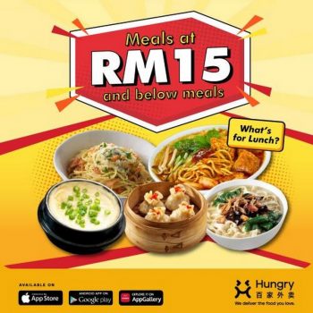 Hungry-Lunch-Meals-Below-RM15-Promotion-350x350 - Beverages Food , Restaurant & Pub Johor Kedah Kelantan Kuala Lumpur Melaka Negeri Sembilan Online Store Pahang Penang Perak Perlis Promotions & Freebies Putrajaya Sabah Sarawak Selangor Terengganu 