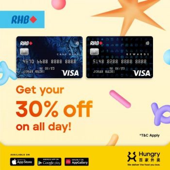 Hungry-RHB-Credit-Card-Promotion-2-350x350 - Bank & Finance Beverages Food , Restaurant & Pub Johor Kedah Kelantan Kuala Lumpur Melaka Negeri Sembilan Online Store Others Pahang Penang Perak Perlis Promotions & Freebies Putrajaya RHB Bank Sabah Sarawak Selangor Terengganu 