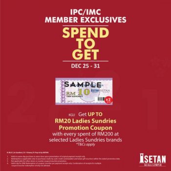 Isetan-New-Year-Promotion-2-350x350 - Kuala Lumpur Promotions & Freebies Selangor Supermarket & Hypermarket 
