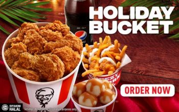 KFC-Holiday-Bucket-Promo-350x219 - Beverages Food , Restaurant & Pub Johor Kedah Kelantan Kuala Lumpur Melaka Negeri Sembilan Pahang Penang Perak Perlis Promotions & Freebies Putrajaya Sabah Sarawak Selangor Terengganu 