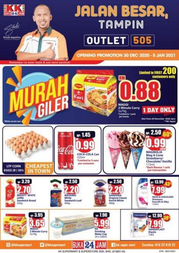 KK-Super-Mart-Opening-Promotion-at-Jalan-Besar-Tampin-350x495 - Negeri Sembilan Promotions & Freebies Supermarket & Hypermarket 