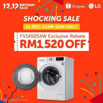 LG-12.12-Shocking-Sale-on-Shopee-350x350 - Electronics & Computers Home Appliances Johor Kedah Kelantan Kuala Lumpur Malaysia Sales Melaka Negeri Sembilan Online Store Pahang Penang Perak Perlis Putrajaya Sabah Sarawak Selangor Terengganu 