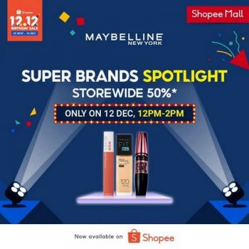 Maybelline-12.12-Sale-at-Shopee-350x350 - Beauty & Health Cosmetics Johor Kedah Kelantan Kuala Lumpur Malaysia Sales Melaka Negeri Sembilan Pahang Penang Perak Perlis Personal Care Putrajaya Sabah Sarawak Selangor Terengganu 