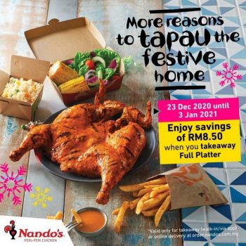 Nandos-Takeaway-Full-Platter-Christmas-Promotion-350x350 - Beverages Food , Restaurant & Pub Johor Kedah Kelantan Kuala Lumpur Melaka Negeri Sembilan Pahang Penang Perak Perlis Promotions & Freebies Putrajaya Sabah Sarawak Selangor Terengganu 