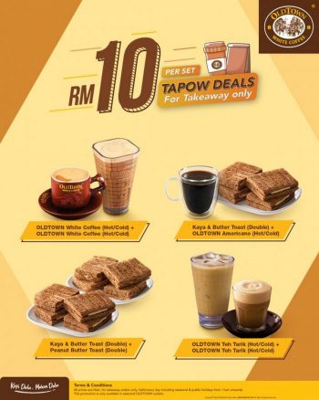 OldTown-Tapow-Deals-Promotion-350x438 - Beverages Food , Restaurant & Pub Johor Kedah Kelantan Kuala Lumpur Melaka Negeri Sembilan Pahang Penang Perak Perlis Promotions & Freebies Putrajaya Sabah Sarawak Selangor Terengganu 