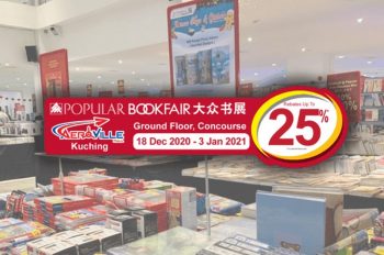 POPULAR-Book-Fair-at-Aeroville-Mall-350x232 - Books & Magazines Events & Fairs Sarawak Stationery 