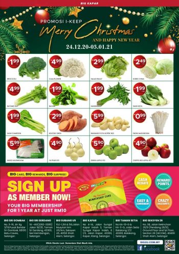 Pasaraya-BiG-Christmas-Promotion-at-Kapar-1-350x495 - Promotions & Freebies Selangor Supermarket & Hypermarket 