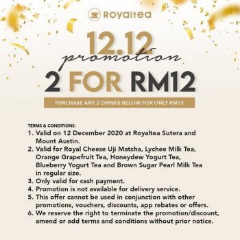 Royaltea-12.12-Promotion-350x350 - Beverages Food , Restaurant & Pub Johor Promotions & Freebies 
