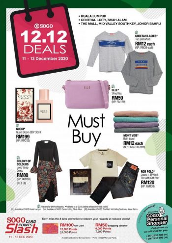 SOGO-12.12-Sale-350x495 - Johor Kuala Lumpur Malaysia Sales Selangor Supermarket & Hypermarket 