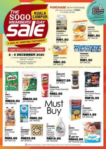 SOGO-Members-Day-Sale-Supermarket-Catalogue-350x494 - Kuala Lumpur Malaysia Sales Selangor Supermarket & Hypermarket 