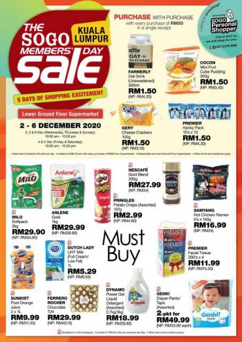 SOGO-Members-Day-Sale-Supermarket-Catalogue-350x494 - Kuala Lumpur Malaysia Sales Selangor Supermarket & Hypermarket 