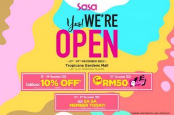 Sasa-Opening-Promotion-at-Tropicana-Gardens-Mall-350x232 - Beauty & Health Cosmetics Personal Care Promotions & Freebies Selangor Skincare 