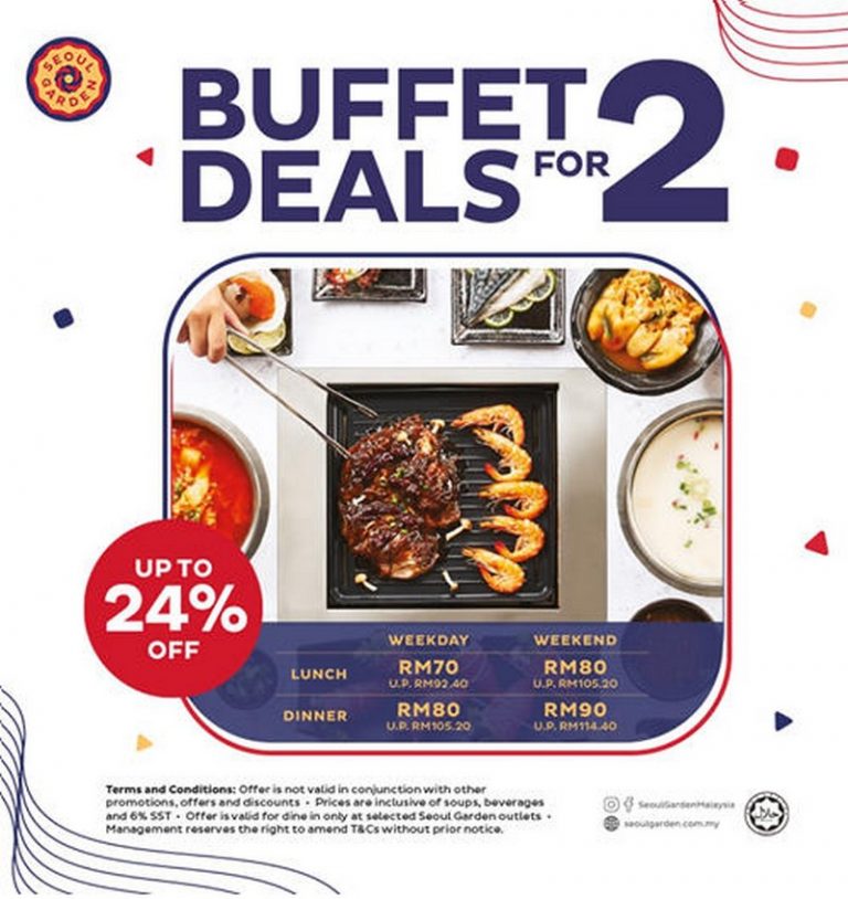 4 Dec 2020 Onward Seoul Garden Buffet for 2 Deal Promo