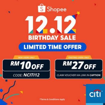 Shopee-12.12-Sale-with-Citibank-350x350 - Bank & Finance CitiBank Johor Kedah Kelantan Kuala Lumpur Malaysia Sales Melaka Negeri Sembilan Others Pahang Penang Perak Perlis Putrajaya Sabah Sarawak Selangor Terengganu 