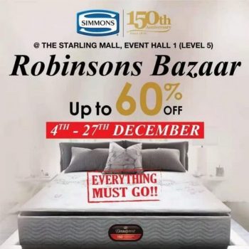 Simmons-Robinsons-Bazaar-350x350 - Beddings Home & Garden & Tools Mattress Selangor Warehouse Sale & Clearance in Malaysia 