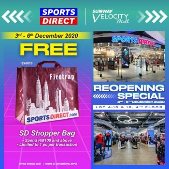 Sports-Direct-Opening-Promotion-at-Sunway-Velocity-12-350x350 - Apparels Fashion Accessories Fashion Lifestyle & Department Store Footwear Kuala Lumpur Promotions & Freebies Selangor Sportswear