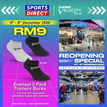 Sports-Direct-Opening-Promotion-at-Sunway-Velocity-7-350x350 - Apparels Fashion Accessories Fashion Lifestyle & Department Store Footwear Kuala Lumpur Promotions & Freebies Selangor Sportswear