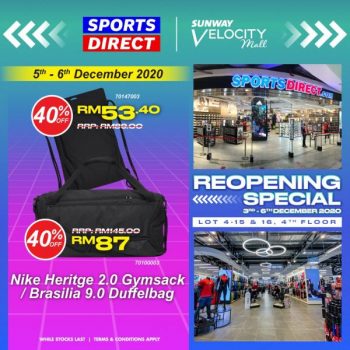 Sports-Direct-Opening-Promotion-at-Sunway-Velocity-9-350x350 - Apparels Fashion Accessories Fashion Lifestyle & Department Store Footwear Kuala Lumpur Promotions & Freebies Selangor Sportswear 