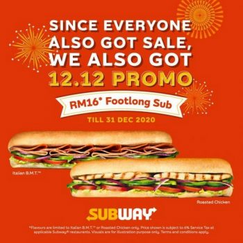 Subway-B.M.T-or-Roasted-Chicken-Footlong-Sub-Promo-350x350 - Beverages Food , Restaurant & Pub Johor Kedah Kelantan Kuala Lumpur Melaka Negeri Sembilan Pahang Penang Perak Perlis Promotions & Freebies Putrajaya Sabah Sarawak Selangor Terengganu 