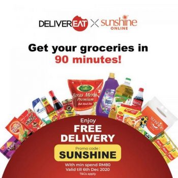 Sunshine-Online-Free-Delivery-Promo-on-DeliverEat-350x350 - Beverages Food , Restaurant & Pub Johor Kedah Kelantan Kuala Lumpur Melaka Negeri Sembilan Online Store Pahang Penang Perak Perlis Promotions & Freebies Putrajaya Sabah Sarawak Selangor Supermarket & Hypermarket Terengganu 