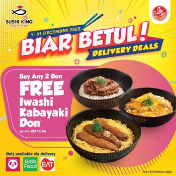 Sushi-King-Biar-Betul-Delivery-Deals-Promotion-1-1-350x350 1-31 Dec 2020: Sushi King Biar Betul Delivery Deals Promotion