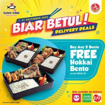 Sushi-King-Biar-Betul-Delivery-Deals-Promotion-350x350 1-31 Dec 2020: Sushi King Biar Betul Delivery Deals Promotion