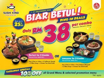 Sushi-King-Biar-Betul-Dine-In-Deals-Promotion-350x263 - Beverages Food , Restaurant & Pub Johor Kedah Kelantan Kuala Lumpur Melaka Negeri Sembilan Pahang Penang Perak Perlis Promotions & Freebies Putrajaya Sabah Sarawak Selangor Terengganu 