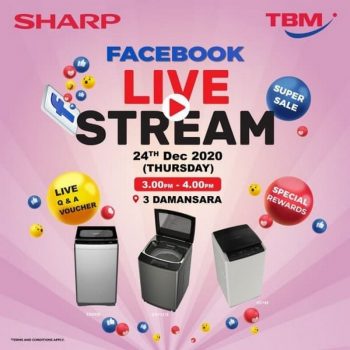 TBM-Sharp-Live-Stream-350x350 - Electronics & Computers Events & Fairs Home Appliances Johor Kedah Kelantan Kitchen Appliances Kuala Lumpur Melaka Negeri Sembilan Online Store Pahang Penang Perak Perlis Putrajaya Sabah Sarawak Selangor Terengganu 