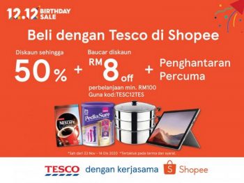 Tesco-12.12-Sale-on-Shopee-350x263 - Johor Kedah Kelantan Kuala Lumpur Malaysia Sales Melaka Negeri Sembilan Online Store Pahang Penang Perak Perlis Putrajaya Sabah Sarawak Selangor Supermarket & Hypermarket Terengganu 