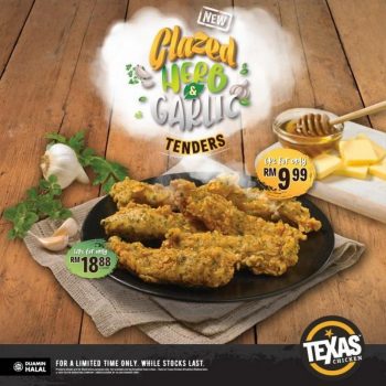 Texas-Chicken-New-Glazed-Herb-Garlic-Tenders-Promo-350x350 - Beverages Food , Restaurant & Pub Johor Kedah Kelantan Kuala Lumpur Melaka Negeri Sembilan Pahang Penang Perak Perlis Promotions & Freebies Putrajaya Sabah Sarawak Selangor Terengganu 