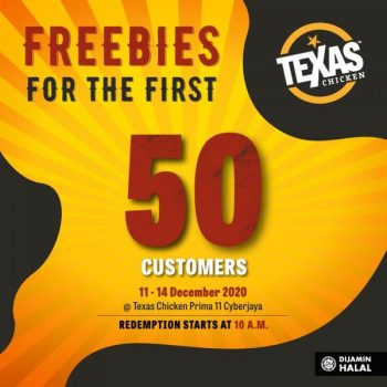 Texas-Chicken-Opening-Promotion-at-Prima-11-Cyberjaya-1-350x350 - Beverages Food , Restaurant & Pub Promotions & Freebies Selangor 