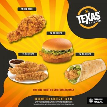 Texas-Chicken-Opening-Promotion-at-Prima-11-Cyberjaya-3-350x350 - Beverages Food , Restaurant & Pub Promotions & Freebies Selangor 