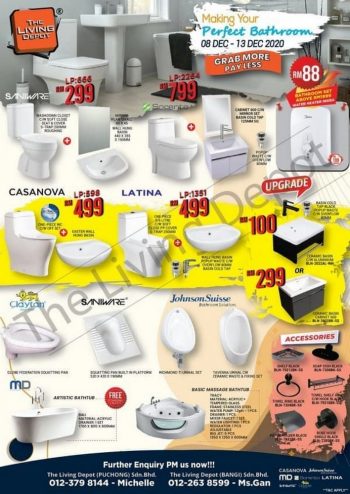 The-Living-Depot-Perfect-Bathroom-Alternative-Tools-Sale-350x494 - Home & Garden & Tools Malaysia Sales Sanitary & Bathroom Selangor 