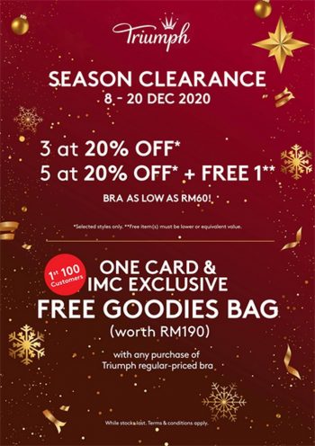 Triumph-Season-Clearance-at-Isetan-350x496 - Fashion Lifestyle & Department Store Lingerie Selangor Warehouse Sale & Clearance in Malaysia 