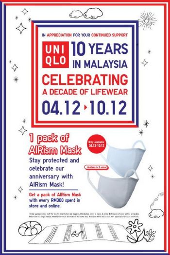 Uniqlo-10th-Anniversary-Sale-350x526 - Apparels Fashion Accessories Fashion Lifestyle & Department Store Johor Kedah Kelantan Kuala Lumpur Malaysia Sales Melaka Negeri Sembilan Online Store Pahang Penang Perak Perlis Putrajaya Sabah Sarawak Selangor Terengganu 