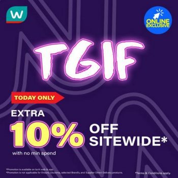 Watsons-Online-Friday-Promotion-350x350 - Beauty & Health Health Supplements Johor Kedah Kelantan Kuala Lumpur Melaka Negeri Sembilan Online Store Pahang Penang Perak Perlis Personal Care Promotions & Freebies Putrajaya Sabah Sarawak Selangor Terengganu 