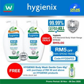 Watsons-Online-Hygienix-Promotion-1-350x350 - Beauty & Health Health Supplements Johor Kedah Kelantan Kuala Lumpur Melaka Negeri Sembilan Pahang Penang Perak Perlis Personal Care Promotions & Freebies Putrajaya Sabah Sarawak Selangor Skincare Terengganu 