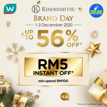 Watsons-Online-Kinohimitsu-Brand-Day-Sale-350x350 - Beauty & Health Health Supplements Johor Kedah Kelantan Kuala Lumpur Malaysia Sales Melaka Negeri Sembilan Online Store Pahang Penang Perak Perlis Personal Care Putrajaya Sabah Sarawak Selangor Skincare Terengganu 