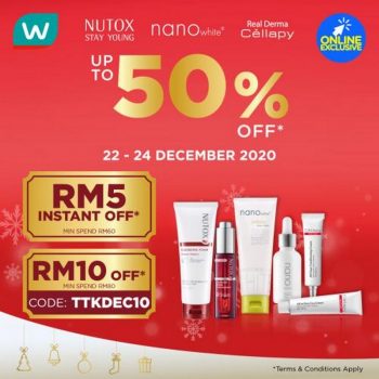 Watsons-Online-Nutox-Nanowhite-and-Cellapy-Promotion-350x350 - Beauty & Health Health Supplements Johor Kedah Kelantan Kuala Lumpur Melaka Negeri Sembilan Online Store Pahang Penang Perak Perlis Personal Care Promotions & Freebies Putrajaya Sabah Sarawak Selangor Terengganu 