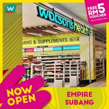 Watsons-Opening-Promotion-at-Empire-Subang-350x350 - Beauty & Health Health Supplements Personal Care Promotions & Freebies Selangor 